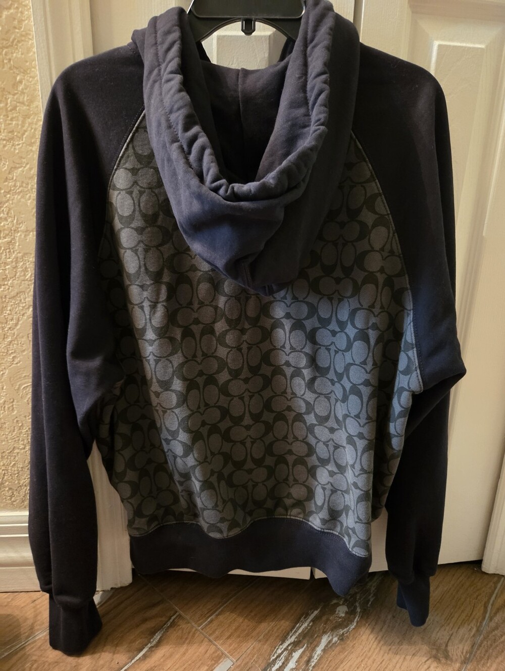 Coach Black Monogram Zip Hoodie - Men's - Picture 7 of 16